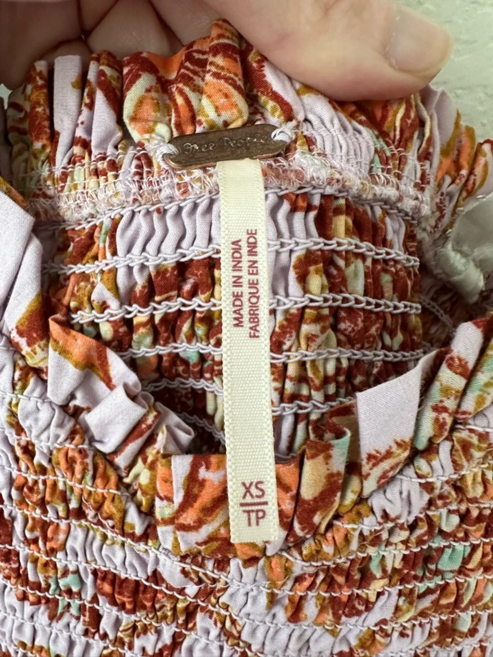 Free People Bluebell Cotton Tiered Maxi Dress SZ XS - Picture 4 of 6